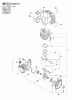 Echo EDR-210 - Reversible Engine Drill, S/N: 07001001 - 07999999 Ersatzteile Engine, Short Block, Cylinder Cover