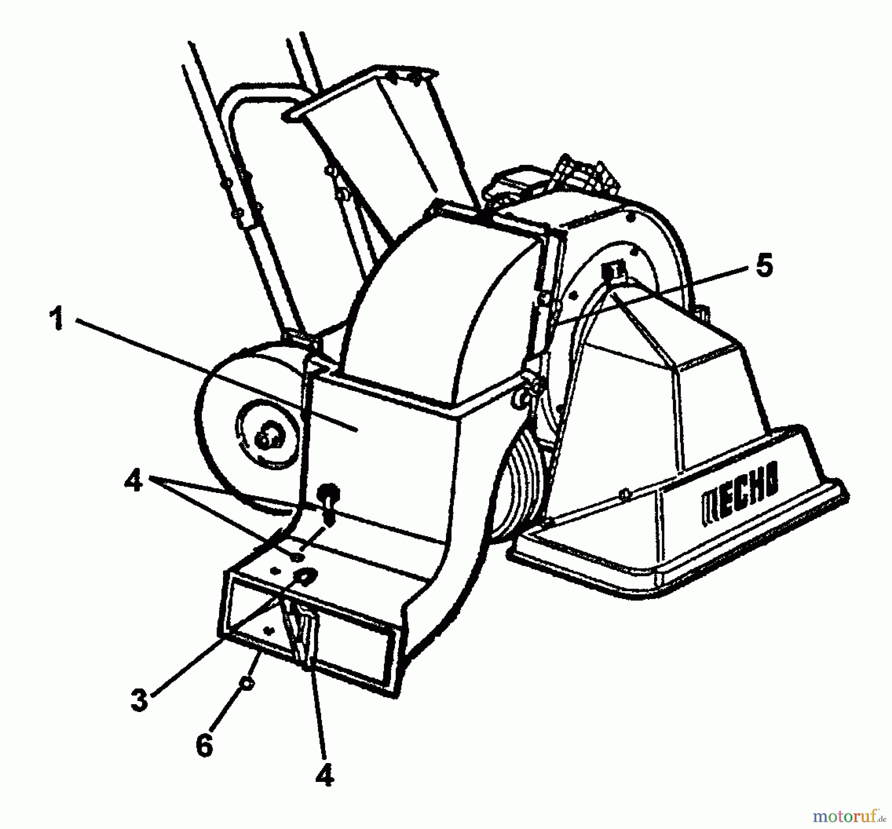  Echo Zubehör / Bläser / Sauger / Häcksler 99945400010 - Echo Blower Attachment 99945400010 Blower Attachment