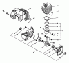 Echo EDR-2400 - Reversible Engine Drill (Type 1) Ersatzteile Engine, Crankcase, Cover