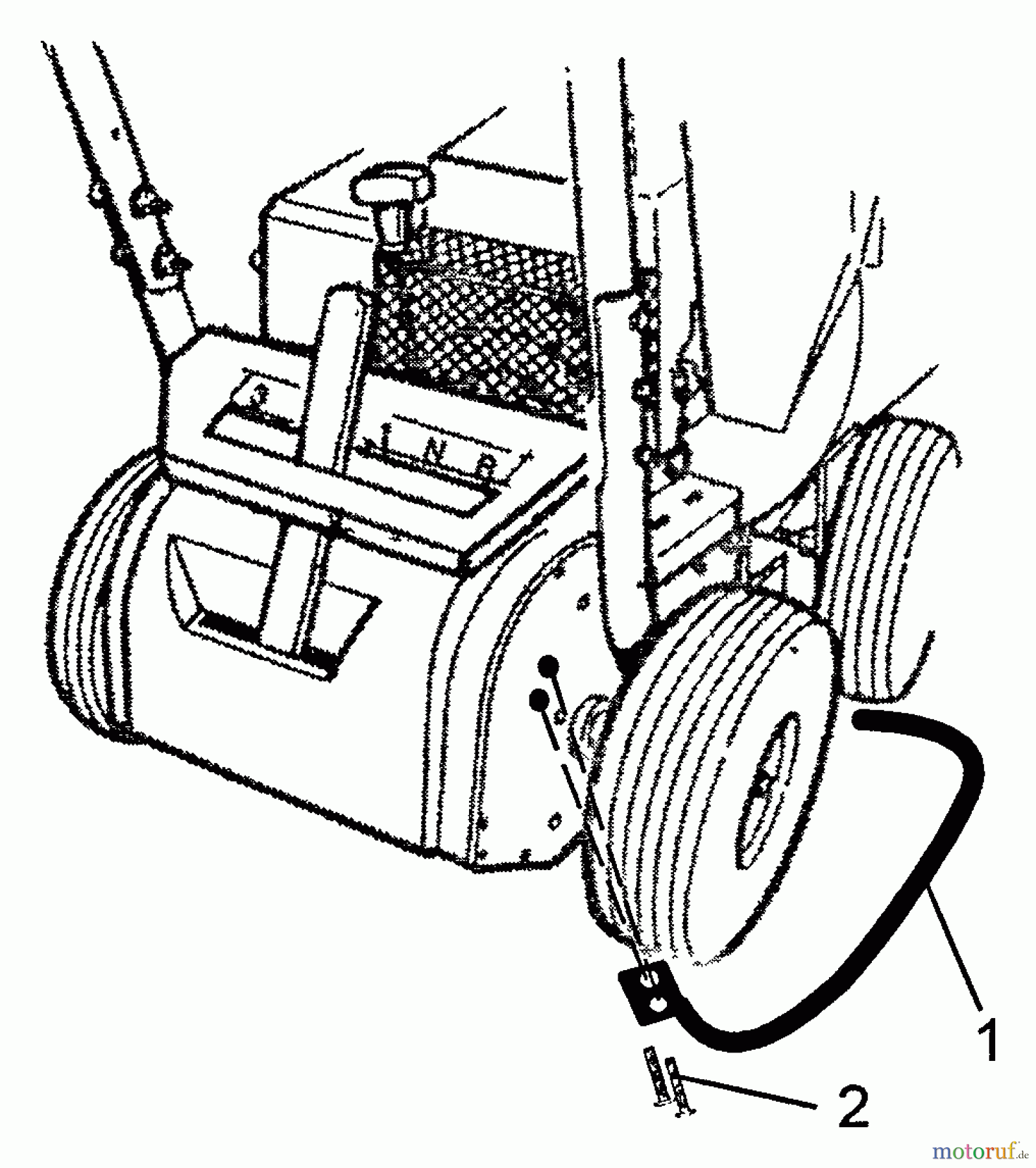 Echo Bläser / Sauger / Häcksler / Mulchgeräte CSV-5S - Echo Chipper/Shredder/Vacuum Wheel Guard