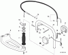 Echo EDR-260 - Reversible Engine Drill, S/N: E01807001001 - E01807999999 Ersatzteile Handles, Throttle Control