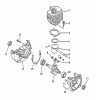 Echo ES-1000 - Shredder/Vacuum, S/N: 001001 - 025416 Ersatzteile Engine, Crankcase