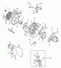 Echo ES-1000 - Shredder/Vacuum, S/N: 001001 - 025416 Ersatzteile Fan, Housings, Vac Pipes, Debris Bag, Handles, Cover, Sfty Swtch, Tools