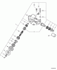 Echo PE-200 - Edger, S/N: S68211001001 - S68211999999 Ersatzteile Gear Case