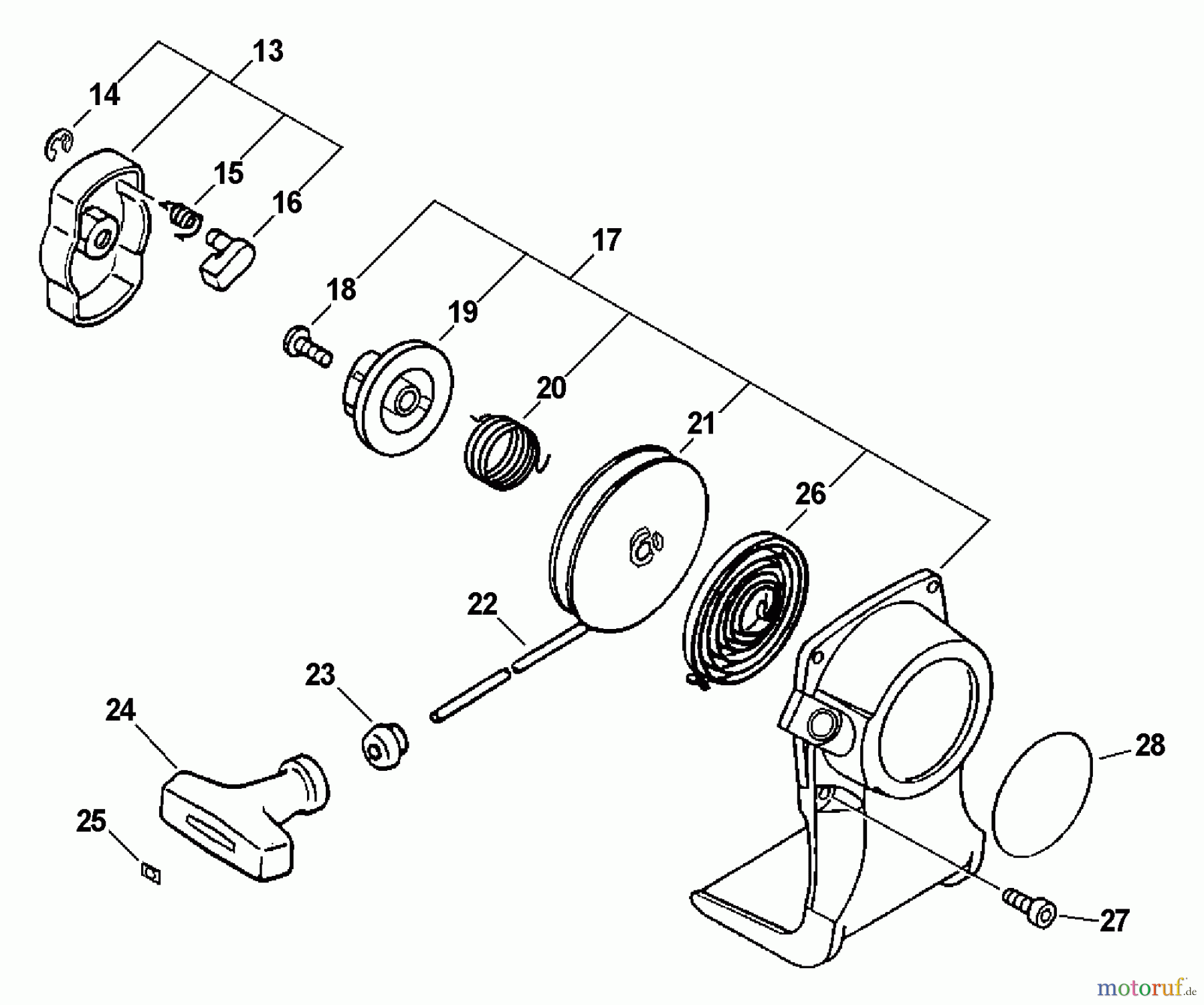 Echo Kantenschneider PE-200 - Echo Edger, S/N: 05001001 - 05999999 Starter -- i-30 S/N: 05045501 - 05999999