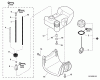 Echo PE-231 - Edger, S/N: 02001001 - 02999999 Ersatzteile Fuel System