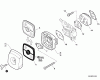 Echo PE-231 - Edger, S/N: 02001001 - 02999999 Ersatzteile Intake