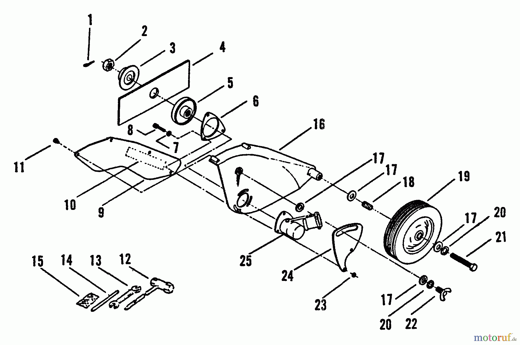 Echo Kantenschneider PE-2400 - Echo Edger, S/N: 001001 - 008000 Blade, Shield, Tools