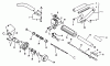 Echo PE-2400 - Edger, S/N: 001001 - 008000 Ersatzteile Clutch Housing, Driveshaft, Handles, Ignition Switch, Throttle