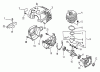 Echo PE-2400 - Edger, S/N: 001001 - 008000 Ersatzteile Engine, Crankcase, Fan Housing, Cover