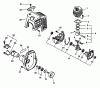 Echo PE-2400 - Edger, S/N: 040061 - 999999 Ersatzteile Crankcase, Engine, Fan Case