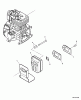 Echo PE-260 - Edger, S/N: 04001001 - 04999999 Ersatzteile Exhaust