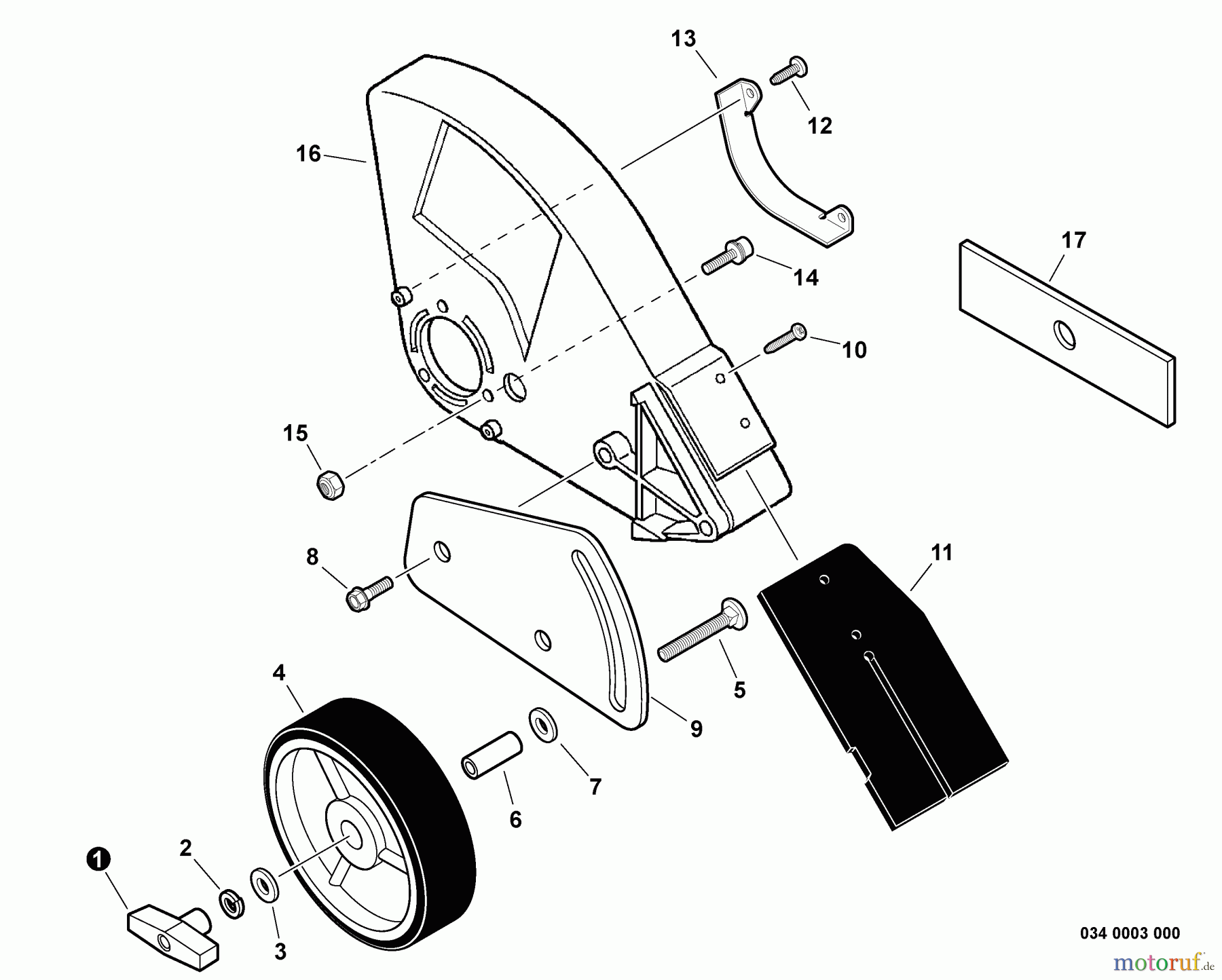 Echo Kantenschneider PE-200 - Echo Edger, S/N: S68211001001 - S68211999999 Edging Assembly -- Plastic