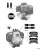 Echo PE-260 - Edger, S/N: 07001001 - 07999999 Ersatzteile Labels