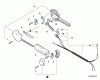 Echo PE-280 - Edger, S/N: S63111001001 - S63111999999 Ersatzteile Control Handle, Control Cable Assembly  S/N: S63111001001 - S63111006806