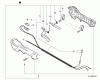 Echo BRD-280 - Bed Redefiner/Edger, S/N: S70913001001 - S70913999999 Ersatzteile Control Handle, Control Cable Assembly  S/N: S70913003528 - S70913999999