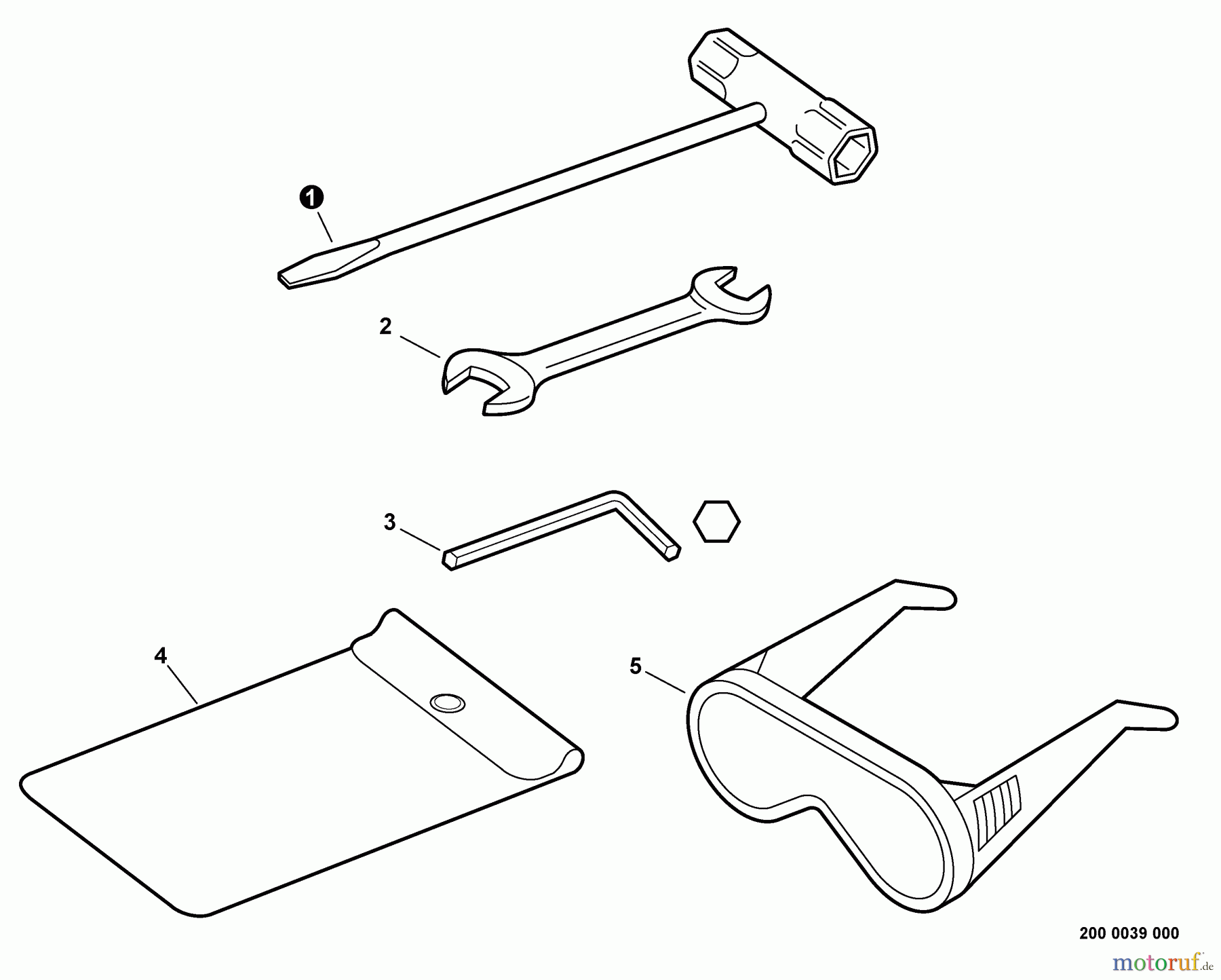 Echo Kantenschneider PE-230 - Echo Edger, S/N: 07001001 - 07999999 Tools