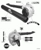 Echo ES-210 - Shredder/Vacuum, S/N: P07113001001 - P07113999999 Ersatzteile Labels