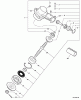 Echo PE-311 - Edger, S/N: 02001001 - 02999999 Ersatzteile Gear Case