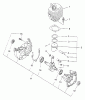 Echo ES-2100 - Shredder/Vacuum (Type 1E) Ersatzteile Engine, External, Internal, Crankcase, Fan Housing, Cover