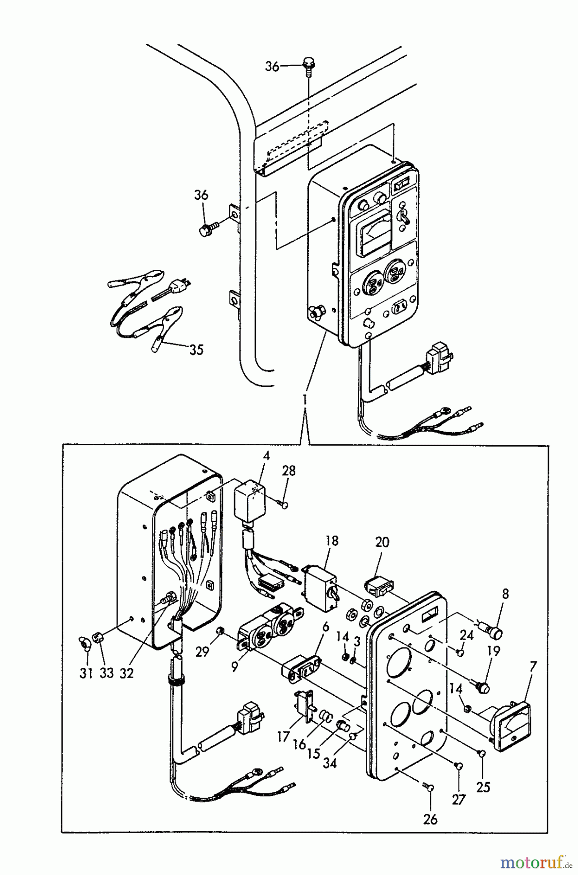  Echo Stromerzeuger EG-1500 - Echo Portable Generator, S/N: 03797 - 99999 Electrical Panel, Accessories