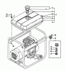 Echo EG-2300 - Portable Generator, S/N: 01001 - 03371 Ersatzteile Fuel Tank