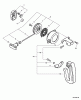 Echo ES-210 - Shredder/Vacuum, S/N: P07113001001 - P07113999999 Ersatzteile Starter, Side Handle