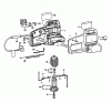 Echo EHC-3000 - Electric Hedge Trimmer Ersatzteile Motor Housing, Electric Motor, Switch/Cord