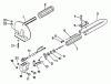 Echo HC-1001 - Hedge Trimmer, S/N: 024001 - 999999 Ersatzteile Handles, Ignition Switch, Throttle