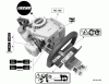 Echo HC-150 - Hedge Trimmer, S/N: S69811001001 - S69811999999 Ersatzteile Labels