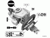 Echo HC-150 - Hedge Trimmers, S/N: S90920001001 - S90920999999 Ersatzteile Labels