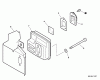 Echo HC-150 - Hedge Trimmer, S/N: S69811001001 - S69811999999 Ersatzteile Exhaust