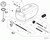 Echo HC-150i - Hedge Trimmer, S/N: S83813001001 - S83813999999 Ersatzteile Fuel System  S/N: S83813002541 - S83813999999