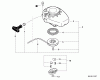 Echo HC-150 - Hedge Trimmer, S/N: S69811001001 - S69811999999 Ersatzteile Starter -- Standard -- ORANGE