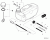 Echo HC-152 - Hedge Trimmers, Ersatzteile Fuel System