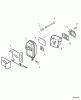 Echo ES-230 - Shredder/Vacuum, S/N: P07313001001 - P07313999999 Ersatzteile Exhaust