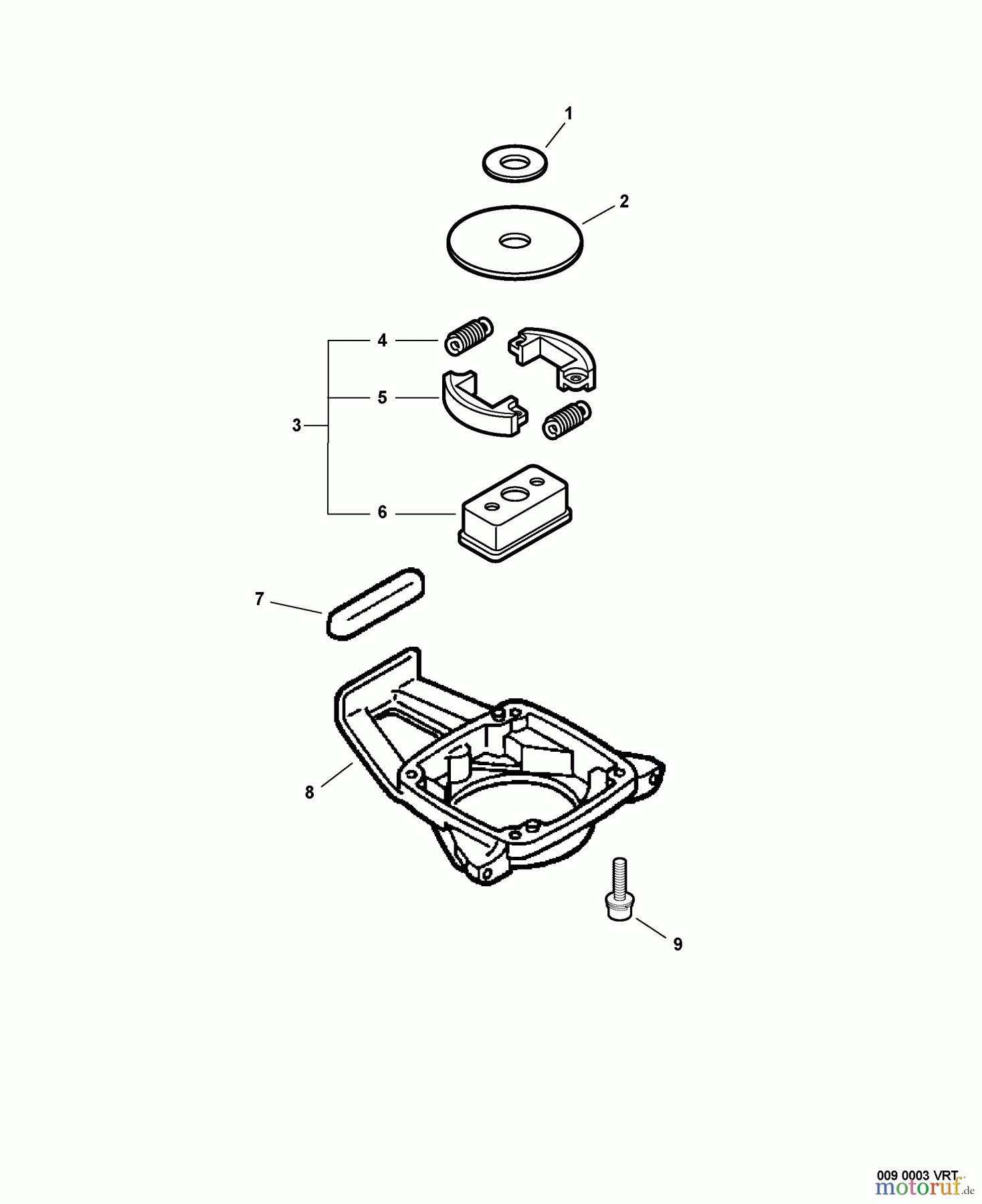 Echo Heckenscheren HC-180 - Echo Hedge Trimmer, S/N: S78012001001 - S78012999999 Clutch