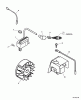 Echo ES-230 - Shredder/Vacuum, S/N: P07313001001 - P07313999999 Ersatzteile Ignition