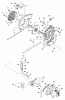 Echo ES-2400 - Shredder/Vacuum (Type 1E) Ersatzteile Fan Case, Engine Cover, Fuel System