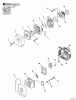 Echo HC-234 - Hedge Trimmer, S/N: 02001001 - 02999999 Ersatzteile Intake, Exhaust
