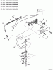 Echo HC-233 - Hedge Trimmer, S/N: 06001001 - 06999999 Ersatzteile Handle, Ignition Switch, Throttle Cable  S/N: 06001001 - 06002600