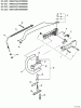Echo HC-230 - Hedge Trimmer, S/N: 07001001 - 07999999 Ersatzteile Handle, Ignition Switch, Throttle Cable