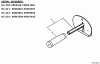 Echo HC-233 - Hedge Trimmer, S/N: 06001001 - 06999999 Ersatzteile Side Handle  S/N: 06002601 - 06005485
