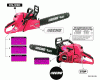 Echo HC-235 - Hedge Trimmer, S/N: S72312001001 - S72312999999 Ersatzteile Labels