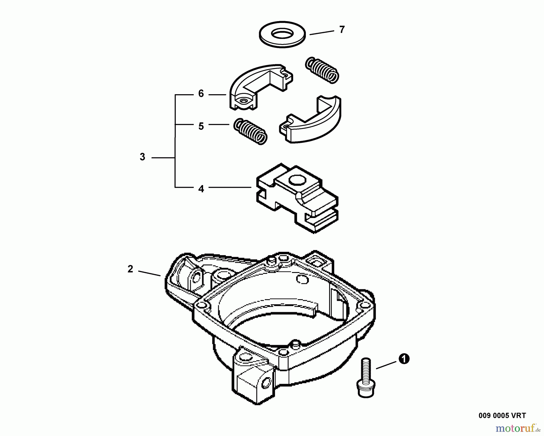 Echo Heckenscheren HC-185 - Echo Hedge Trimmer, S/N: S69511001001 - S69511999999 Clutch