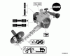 Echo HC-245 - Hedge Trimmer, S/N: S72412001001 - S72412999999 Ersatzteile Labels