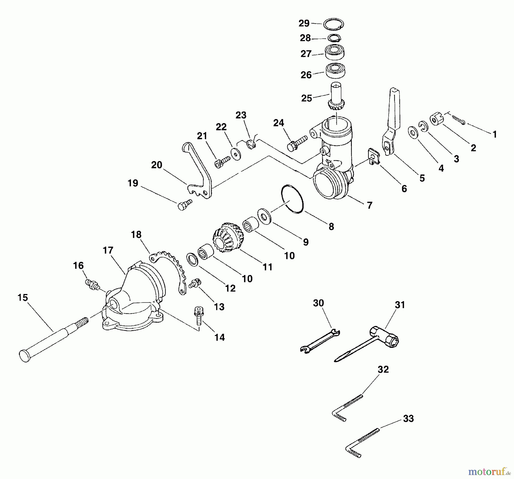 Echo Heckenscheren HCA-2400 - Echo Hedge Trimmer Articulating Gear Case, Tools