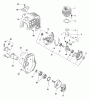 Echo HCA-2400 - Hedge Trimmer Ersatzteile Engine, Crankcase, Cylinder Cover, Clutch