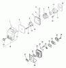 Echo HCA-2400 - Hedge Trimmer Ersatzteile Intake, Exhaust