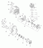 Echo HCA-2400 - Hedge Trimmer (Type 1E) Ersatzteile Engine, Crankcase, Cylinder Cover, Clutch